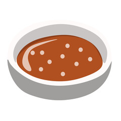 chili sauce vector illustration. Saos Cabe merah