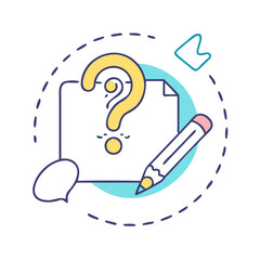 handwriting question mark icon, handwriting question mark vector illustration-handwriting question mark perfect for handwriting question mark logos and icons