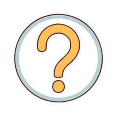 question mark in circle icon, question mark in circle vector illustration-question mark in circle perfect for question mark in circle logos and icons