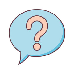 question mark in speech bubble icon, question mark in speech bubble vector illustration-question mark in speech bubble perfect for question mark in speech bubble logos and icons