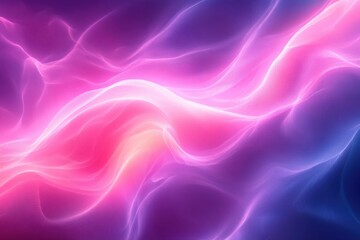 Fototapeta premium Abstract luminous wave forms background with luminous wave forms and radiant light effects. Emphasizing vibrant energy and artistic flair, ideal for modern designs and striking visuals.