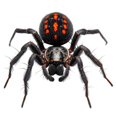 Obraz premium Widow spider isolated on transparent background