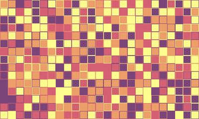 Colorful geometric grid pattern with minimal structure. Ideal for posters, creative materials, or textured backgrounds with a trendy, elegant touch.