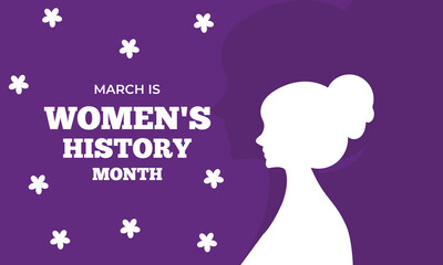 Women empowerment movement pattern. International Women’s day graphic in vector typography poster with handwritten calligraphy text, Vector illustration.