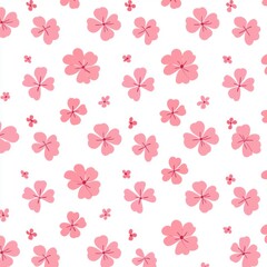 Floral pattern design nature digital artwork bright environment top-down view aesthetic appeal