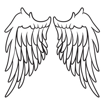 recommend clip art: angel wings on a transparent background