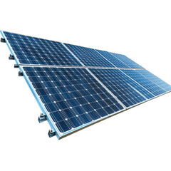 Solar panel isolated on transparent background
