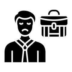 Businessman Sad Icon