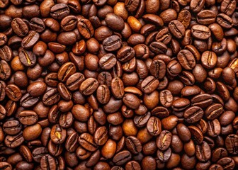 High-resolution coffee bean background, perfect for 4K projects.