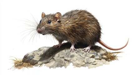 Brown rats, also called sewer rats or house rats, are very common in cities. They are also used in laboratories for experiments.