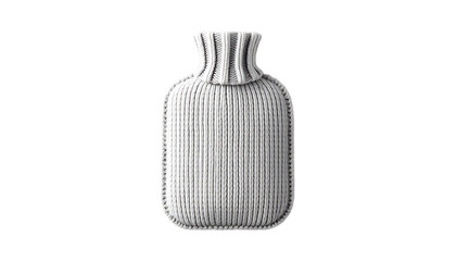 White Knitted Hot Water Bottle Still Life