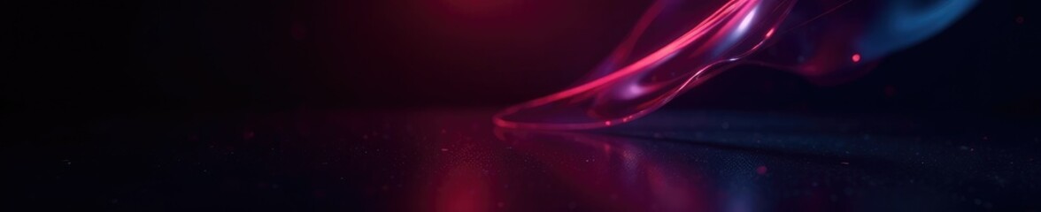 Fondo negro con lente de reflector brillante y luces escaneadas, abstract, shadows