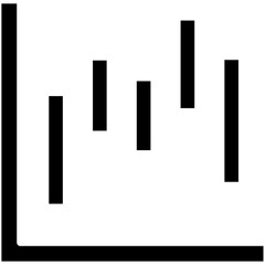 Waterfall Graph Icon