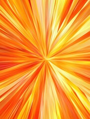 Obraz premium Bright orange and yellow rays vector background