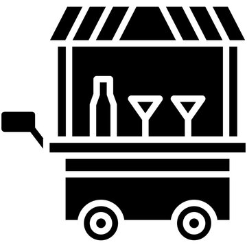 recommend clip art: Drinks Stall Icon