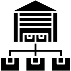 Distribution Center Icon