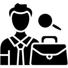Job Seeker Male Icon