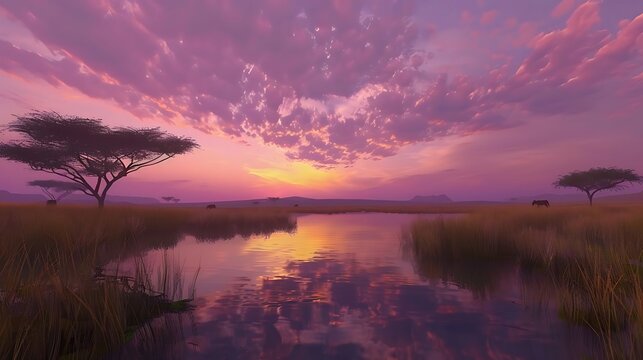 A savanna is a grassy plain with scattered trees, typically found in tropical or subtropical regions. It&rsquo;s home to diverse wildlife like lions, elephants, and zebras. Savannas have a warm climate and 