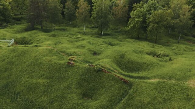 Ouvrage of Froideterre. Military garrison and bunker during World War I. Battle of Verdun France