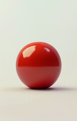 Isolated Red Apple on White Background, High Resolution