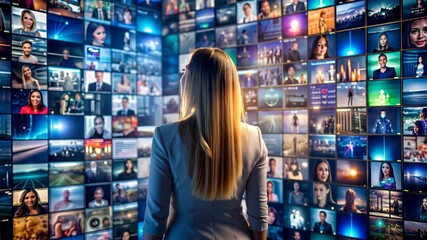 Exploring the digital landscape of diverse content and personalities in a modern setting