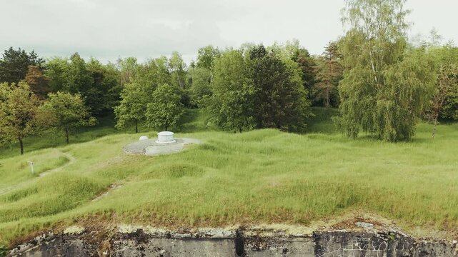 Ouvrage of Froideterre. Military garrison and bunker during World War I. Battle of Verdun France