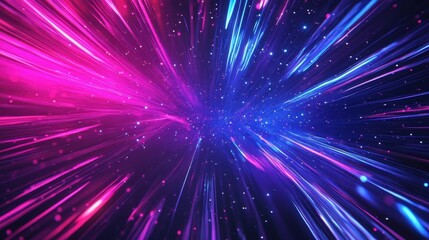 Fototapeta premium Comic-style background with jagged streaks on a deep wash