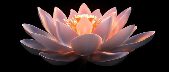 Lotus Icon in Ultra-Detailed, Hyper-Realistic Cinematic Style