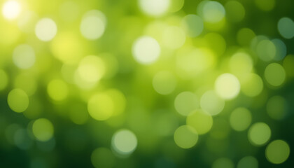 Obraz premium Green bokeh background