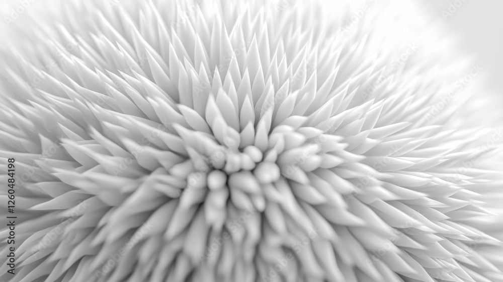 Poster a fluffy, textured ball stands out with its unique spiky design, inviting touch and exploration. its