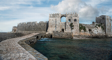 Obraz premium Venetian fortress in Greece 1209