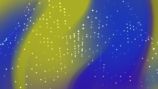 Blue yellow gradient Play button on blue and yellow background. Perfect for multimedia projects, web design, video editing, or technology related content. Vibrant and modern.
