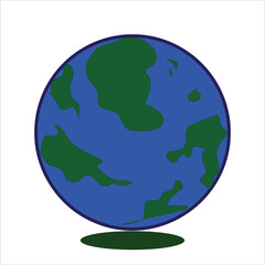 globe world illustration sign icon