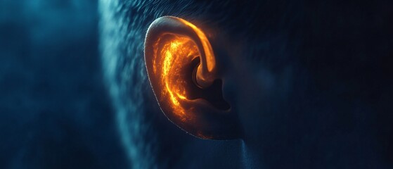Ultra-Detailed Human Ear Close-Up Portrait