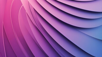 Gentle Purple Gradient Wave Design for High Quality Background