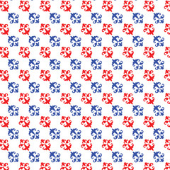 seamless pattern with beautiful flower