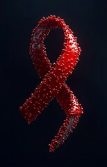 HIV Awareness Icon for Educational or Campaign Ads
