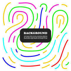 Abstract dynamic colorful background. Banner template vector illustration.