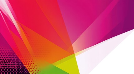 Abstract Colorful Geometric Design with Vibrant Hues