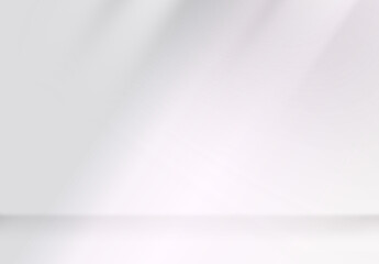 Minimalist white studio background with soft gradient and subtle shadows. Perfect for product displays, branding, website design, presentations, mockups, advertising, packaging, digital marketing