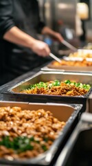 Fototapeta premium Delicious Buffet Food Ready to Serve