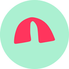 Fluorescent neon buttons handmade: Abstract & Modern Symbols, handmade fluor illustration buttons