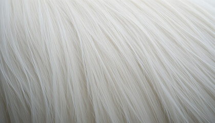 Obraz premium White fur texture