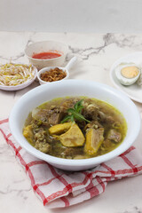Delicious Indonesian Beef Soup, a culinary delight!