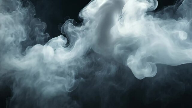Majestic clouds rolling across the sky during a serene evening in nature