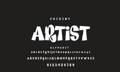 Lettering Fashion Designs. Modern elegant alphabet letters font and number. Minimalist typography fonts regular, typeface uppercase and lowercase.