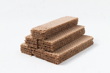A Stack of Chocolate Wafers