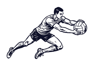 Fototapeta premium Modern Basketball Sport Silhouette Logo Vector Template Isolated vector illustration