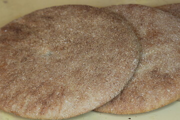 Traditional Moroccan Bread Close-up