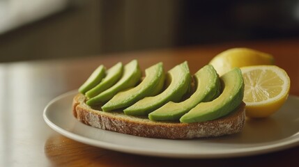 Delicious Avocado Toast with Lemon: A Healthy and Vibrant Breakfast